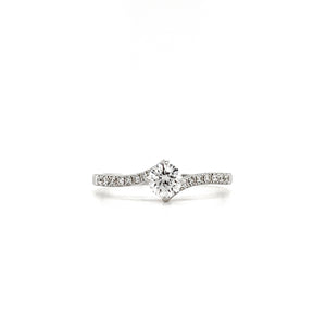 0.30 carat Diamond Ring in White Gold
