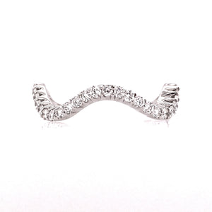 Wave Eternity Diamond Ring