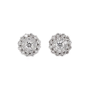 Floral Diamond Studs