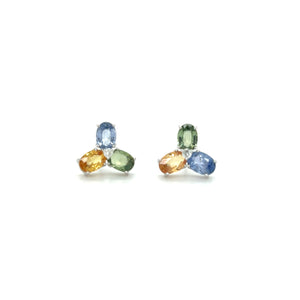 Sapphire and Diamond Earrings