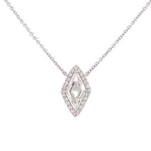 Vintage Step-Cut Diamond Necklace