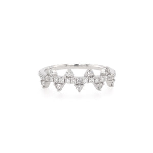 Zig Zag Diamond Ring