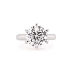 3.01 carat Round Diamond Ring