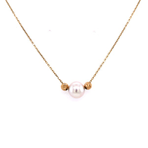 Akoya Pearl Gold Necklace