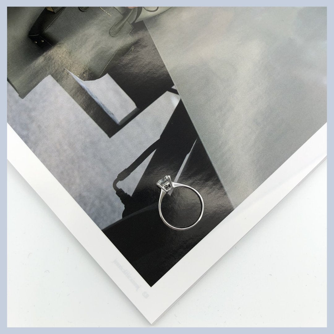 Simple Round Brilliant Diamond Ring